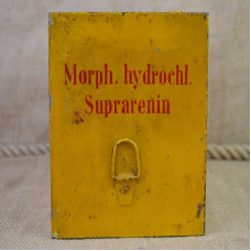German WWII medical tin box for Morphine